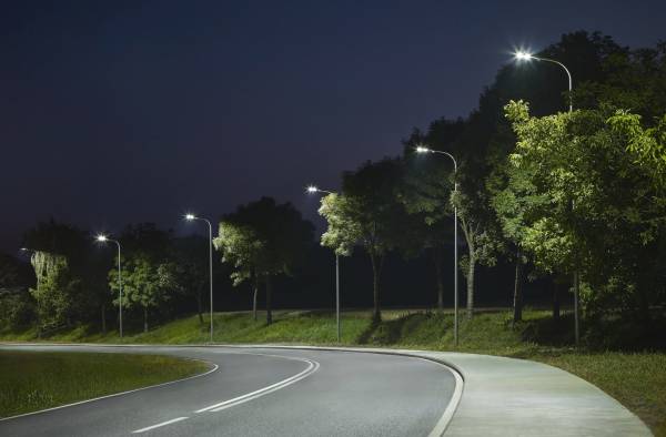 lantaarnpaal led parkeerplaats