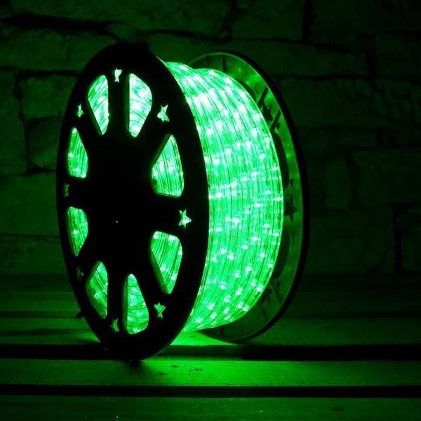 led lichtslang groen buiten tuin