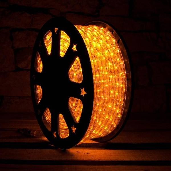 led lichtslang buiten geel