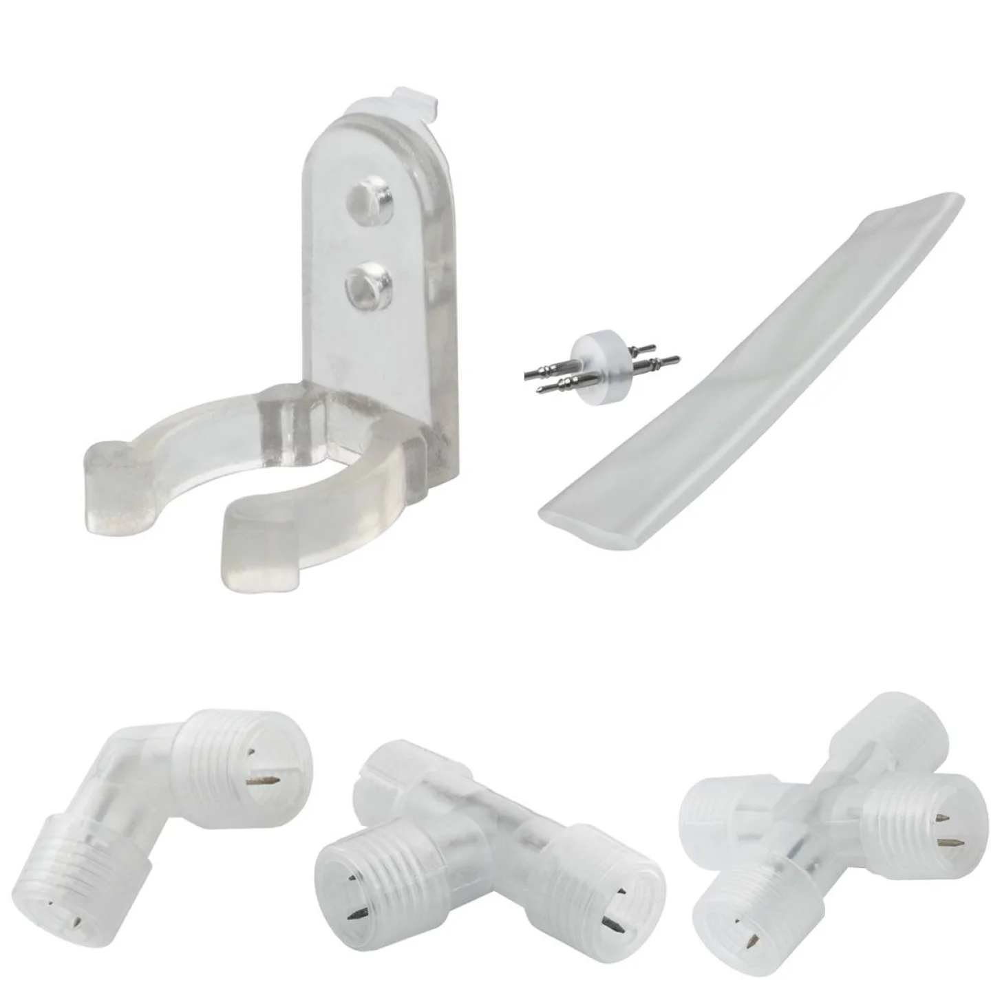 led lichtslang bevestiging clips.