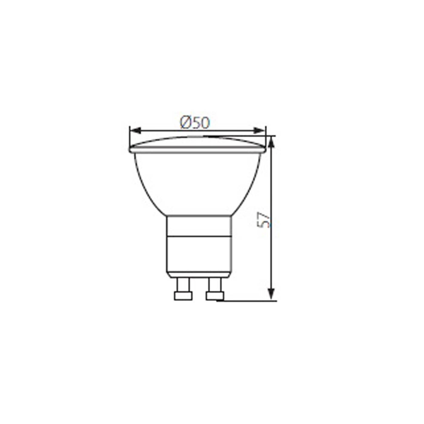 pro spot lamp led warm wit licht