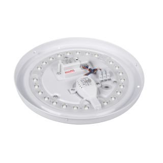 RDGOOD Sensor LED Plafondlamp Dimbaar met Bewegingsmelder, 24W 2400LM Radar LED Plafondarmatuur, 3000K/4500K/6500K Dimbare Sensorlamp voor Badkamer, Garage, Kelder, Gang, Balkon, Entree 30x30x2.5CM