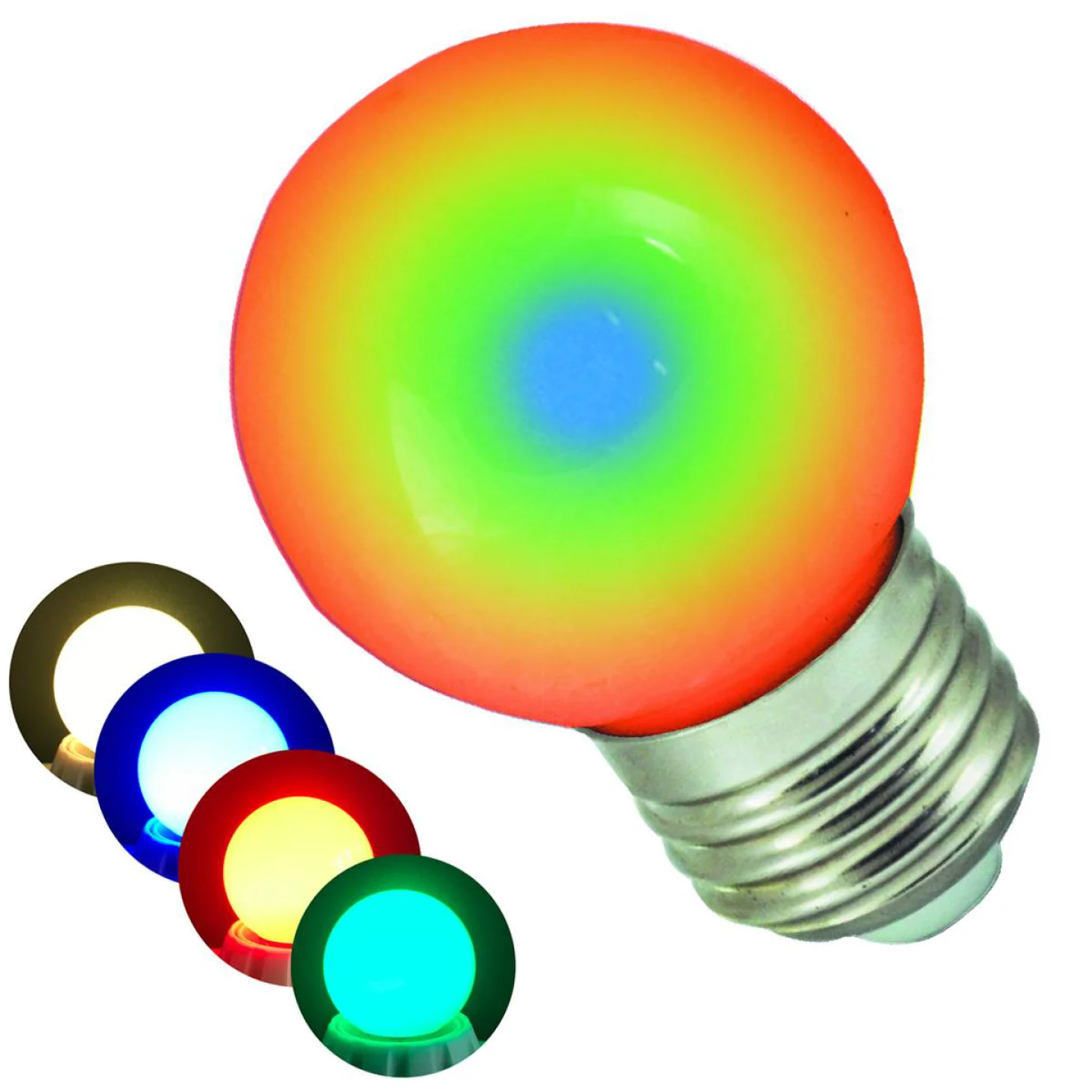 rgb bollo led e27 kogellamp.