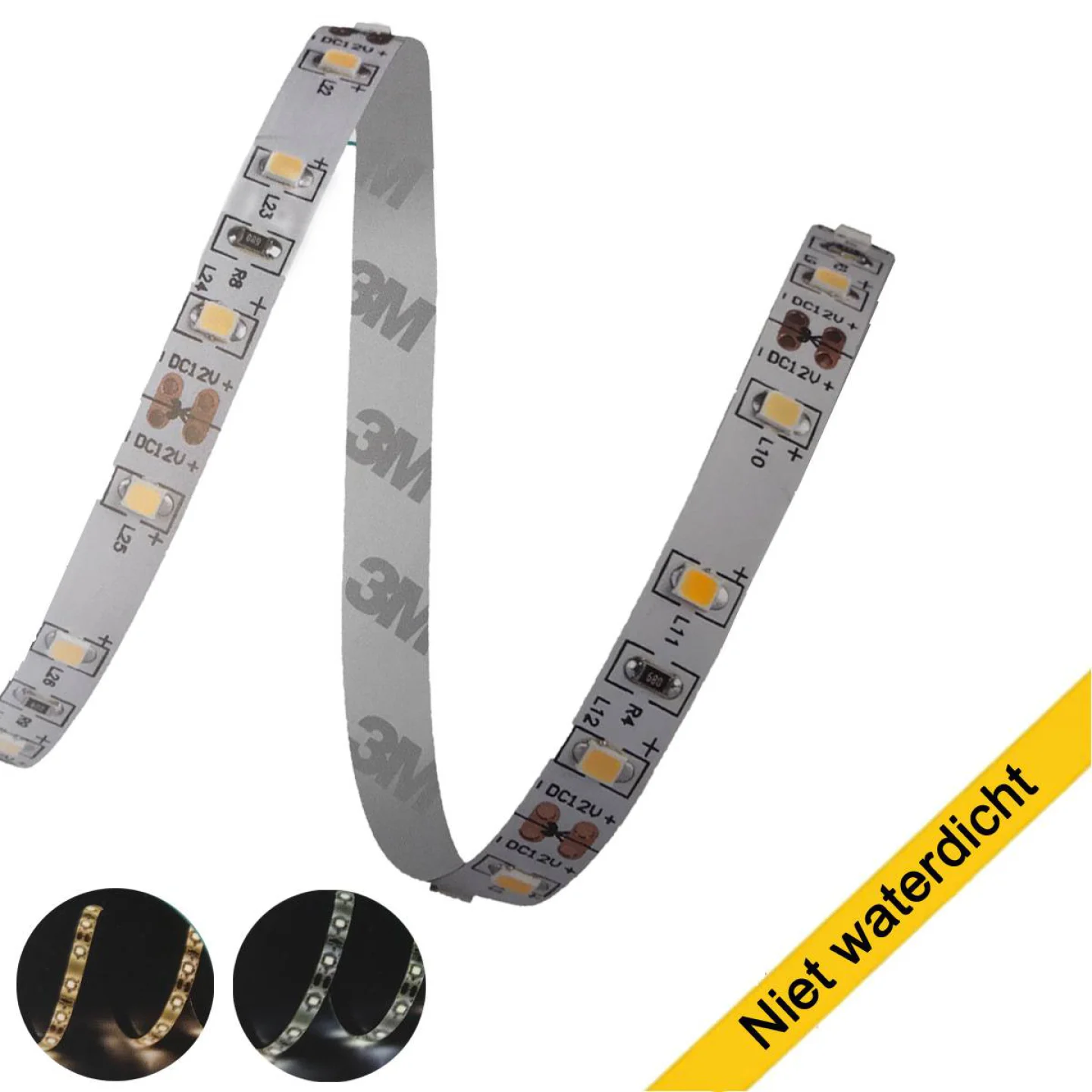 Led srtrip pro binnengebruik IP00.