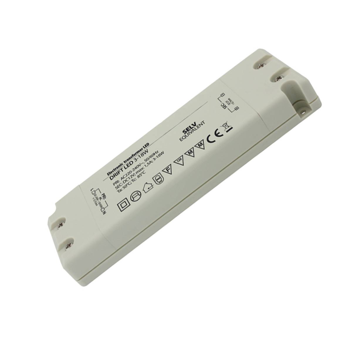 led driver trafo 3-18W led strip spot