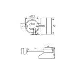 fitting trekontlasting inbouw spot GU10