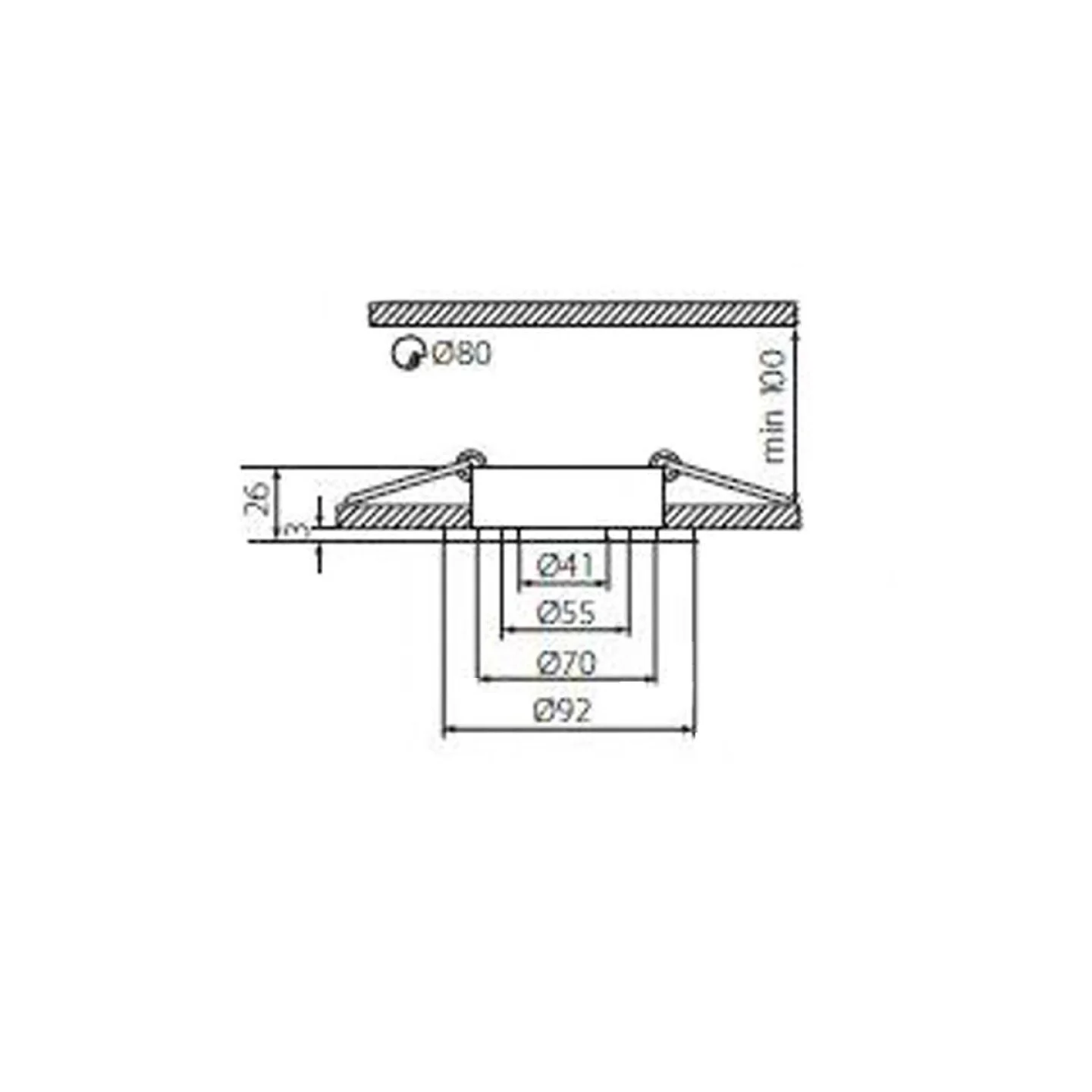 inbouwspot rvs led rond seidi.