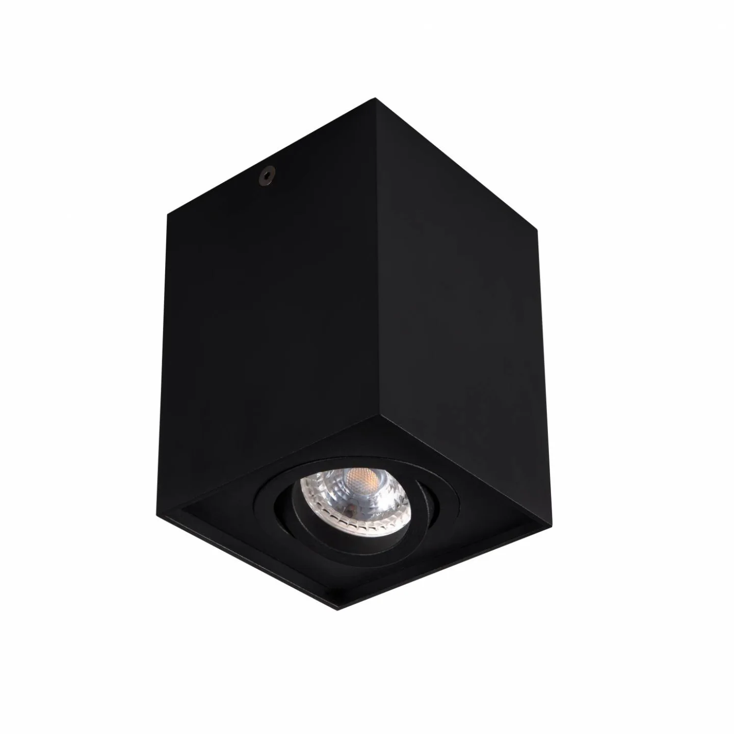 kantelbare opbouwspot zwart led.