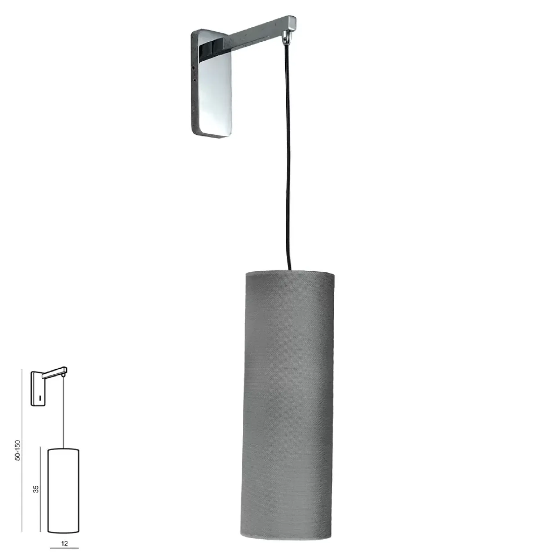 Almeria-Wandlamp-hanglamp-led-grijs.