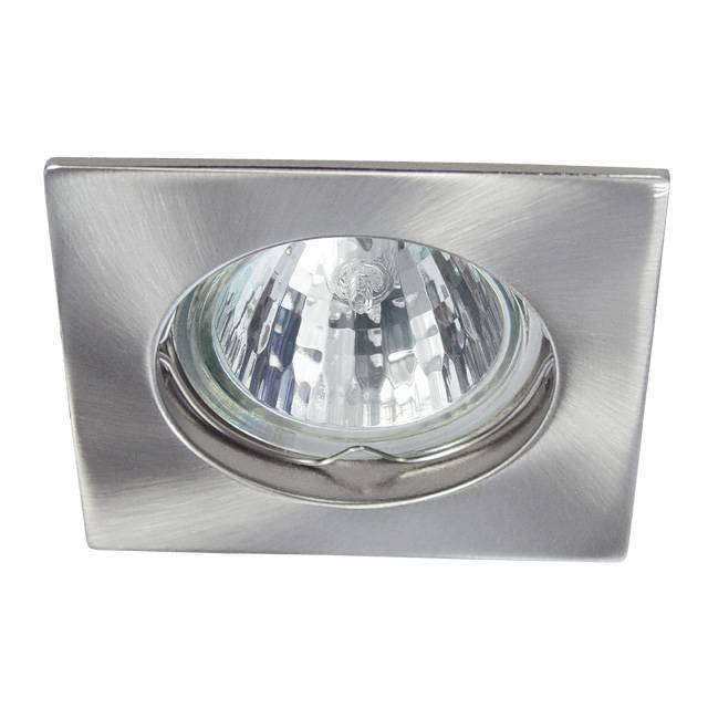 inbouwspot led rvs vierkant