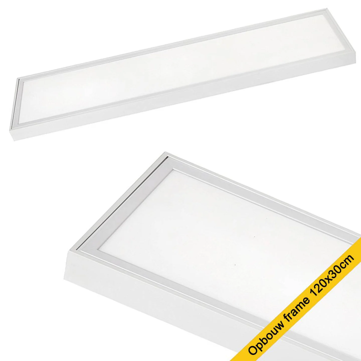opbouw frame 120x30cm led paneel.