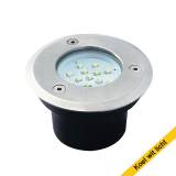 Goro Grondspot rond led koel wit licht