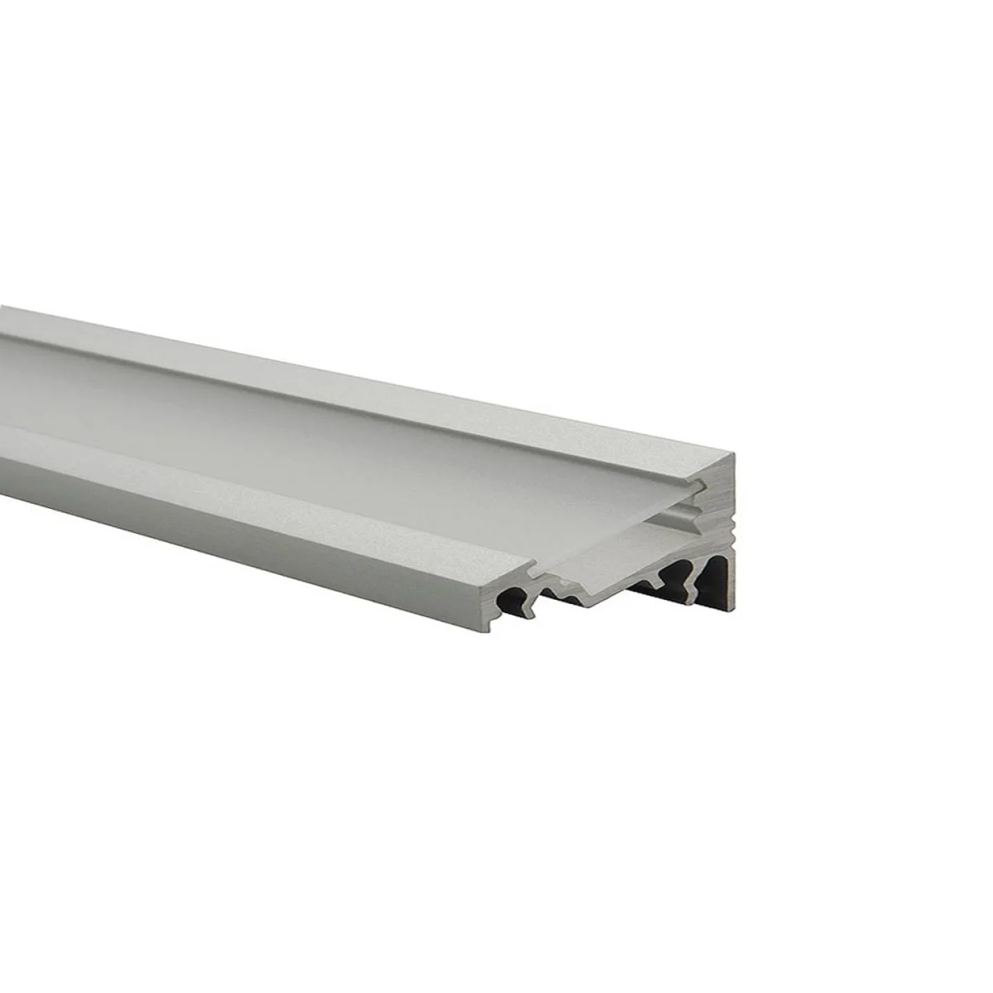 Aluminium hoekprofiel plat led strip.