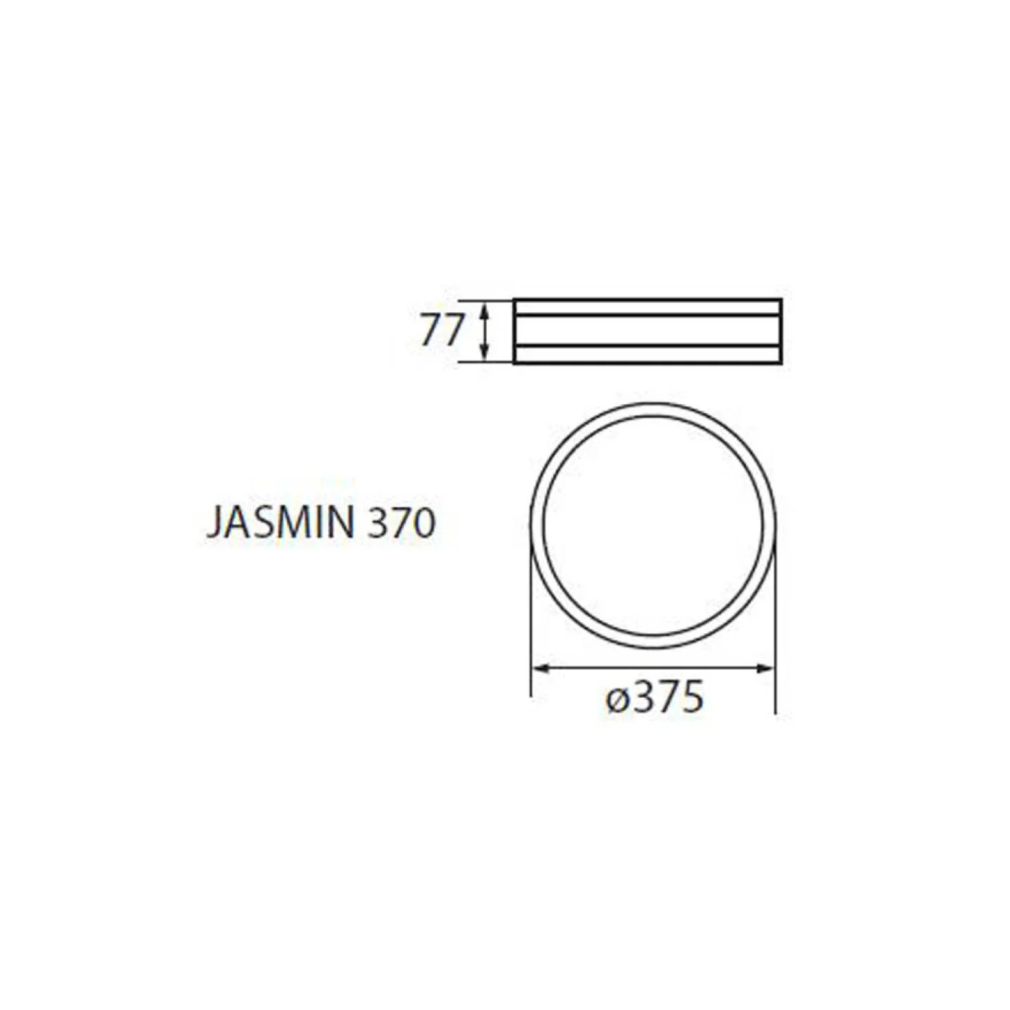 jasmin plafondlamp hout maat.