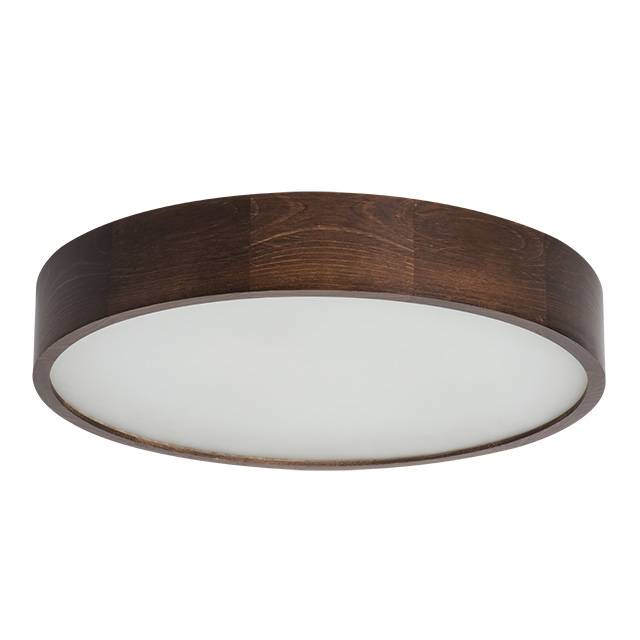 plafonniere led hout bruin