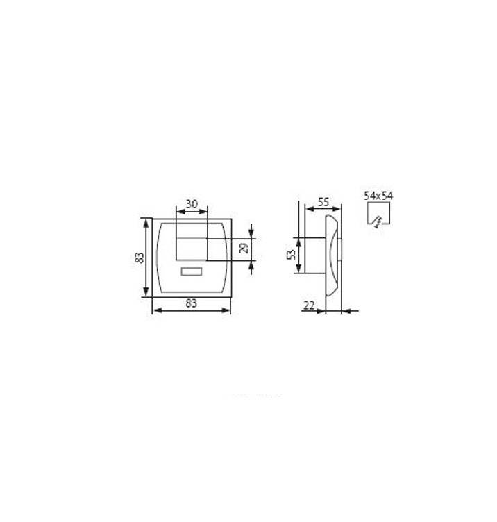 Merge Maat pir bewegingssensor wand