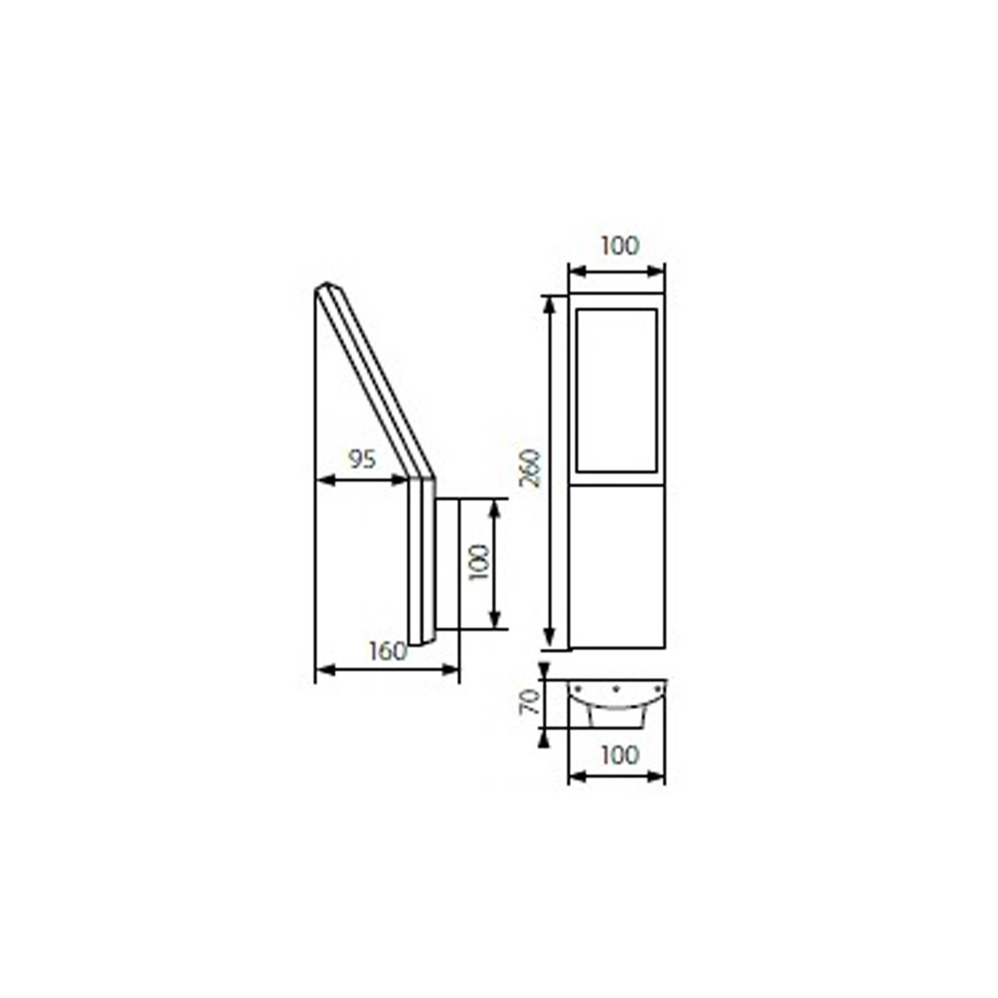 sevia led buitenlamp zwart