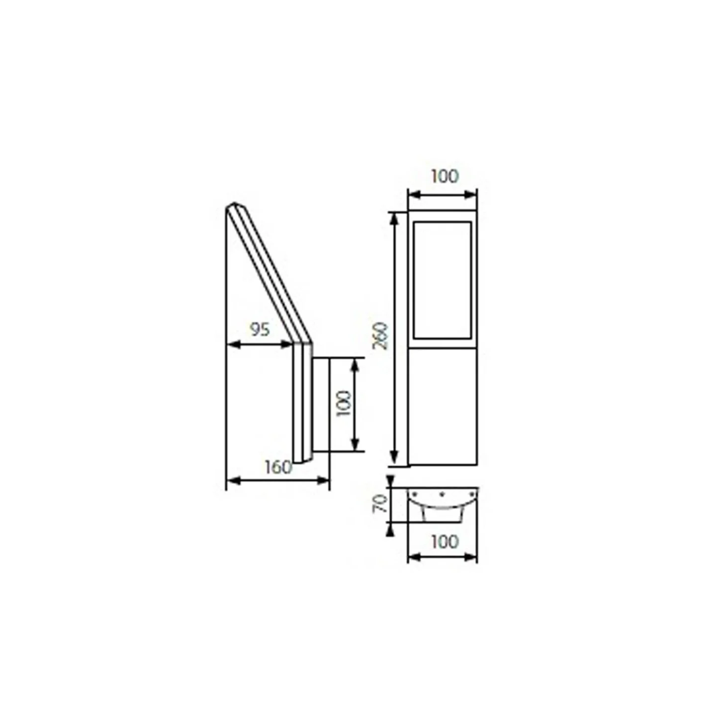 sevia led buitenlamp zwart.