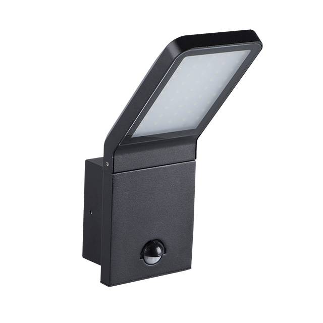 led buitenlamp met sensor zwart