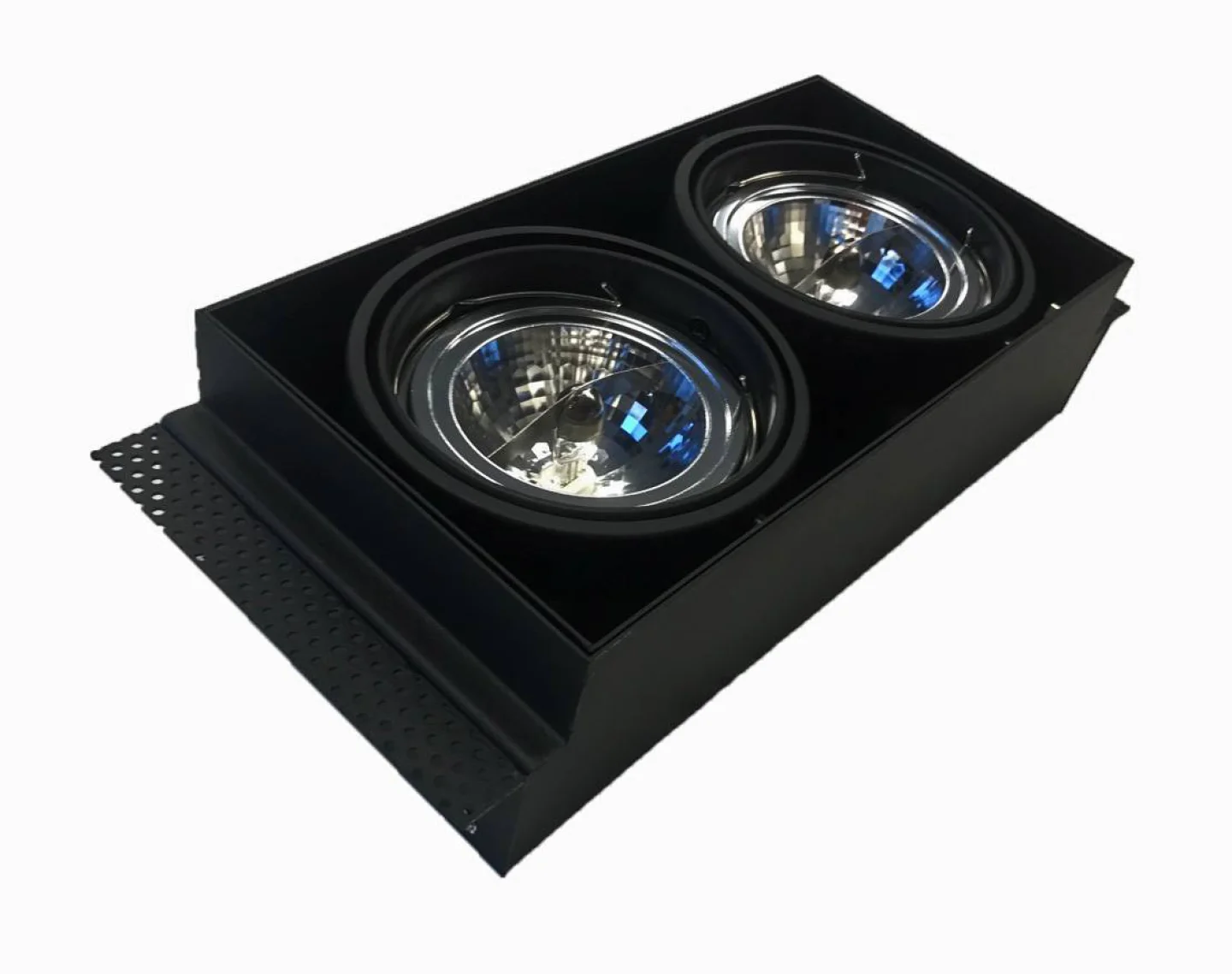 Trimless inbouwspot kardan AR111 dubbel.