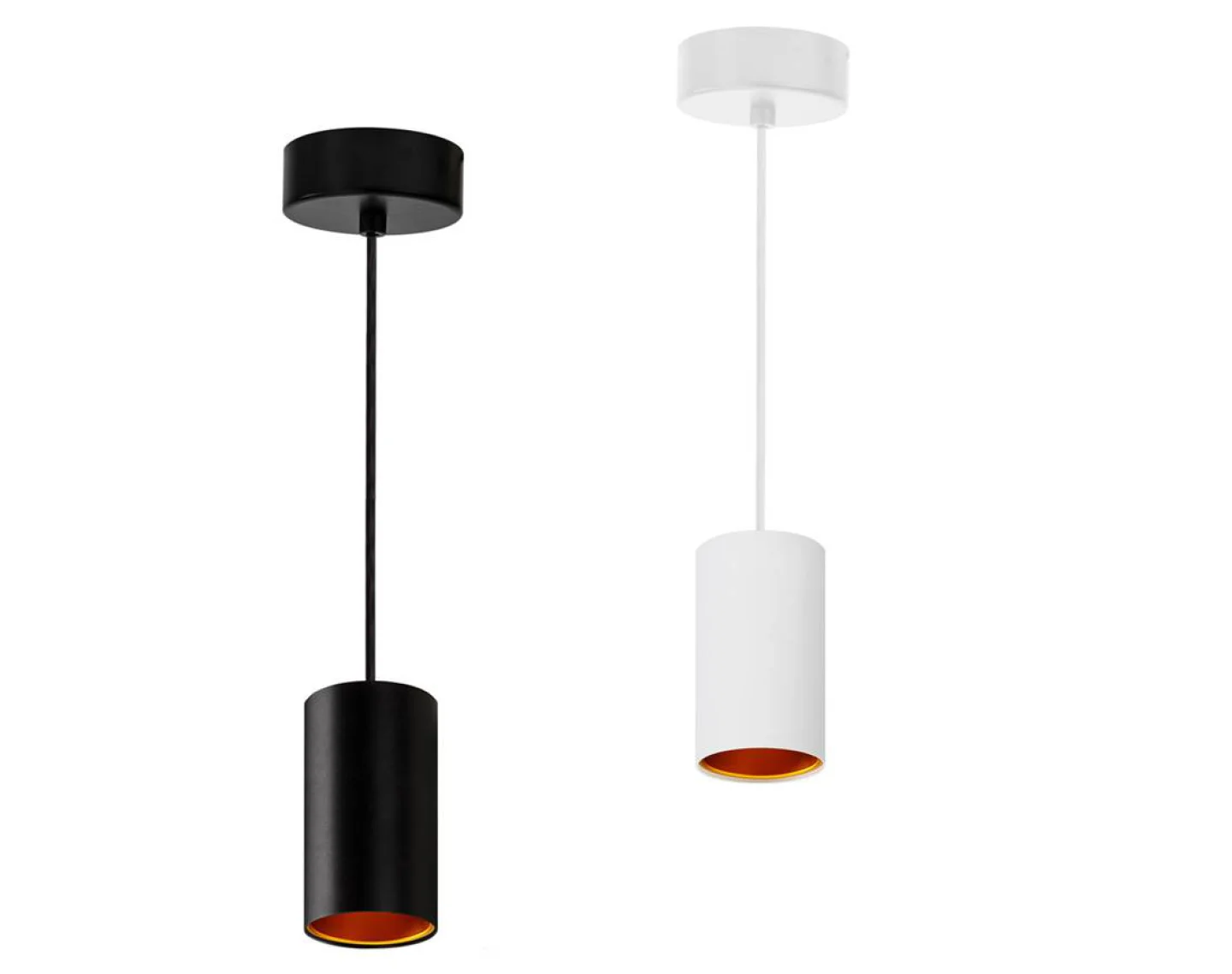 Chloe hanglamp zwart goud brons wit.