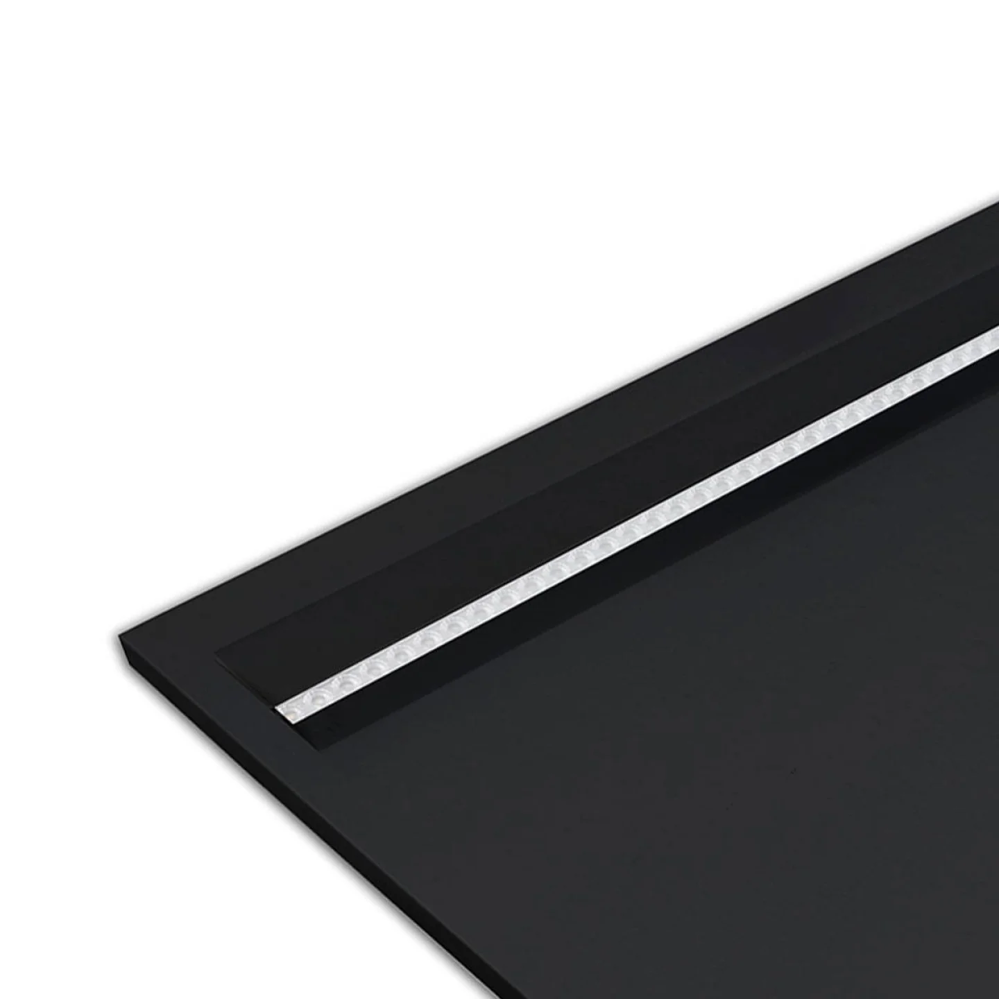 line led inlegarmatuur kwaliteit zwart p.
