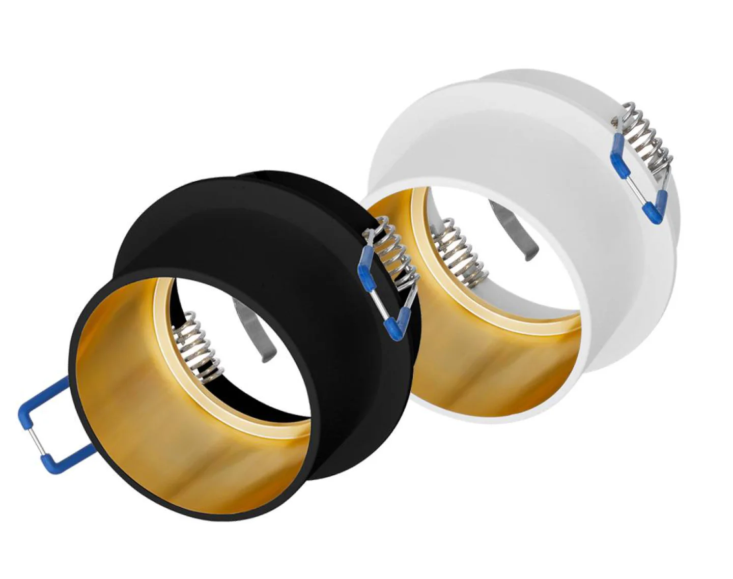 spag-S inbouwspot zwart goud wit led ver.