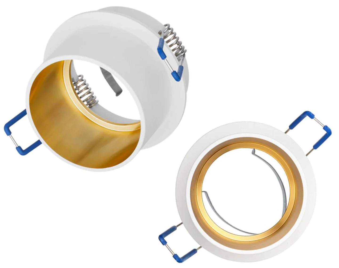 spag-S led inbouwspot wit goud.
