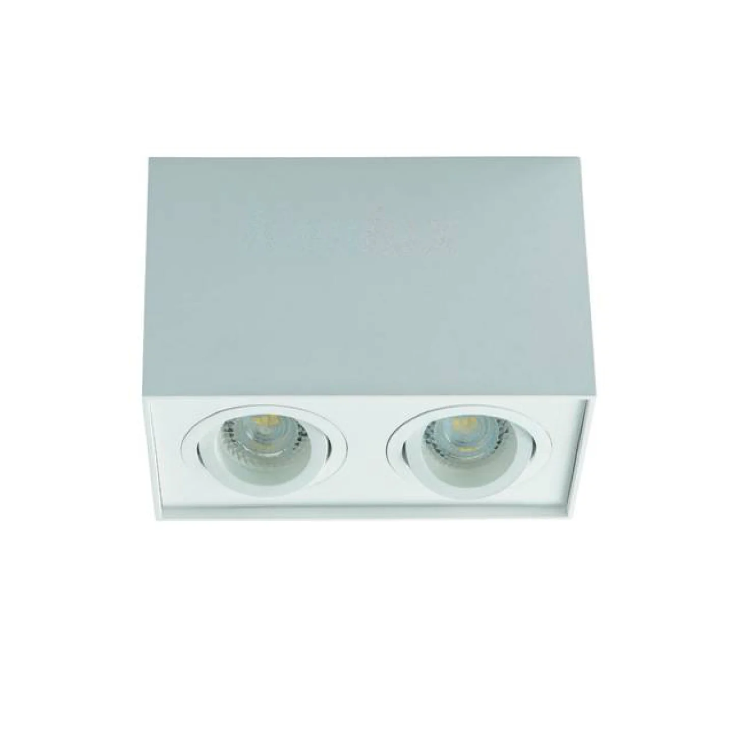 spot op bouw GU10 led RVS verstelbaar.
