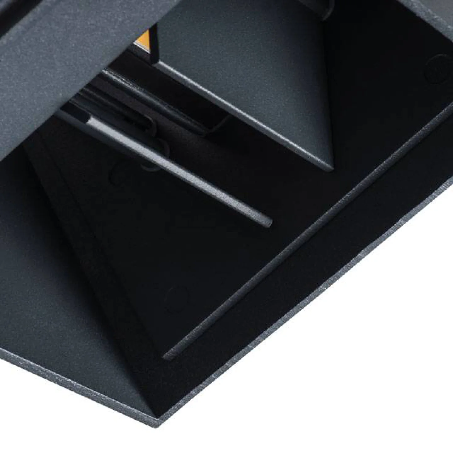 wandlamp led zwart buiten.