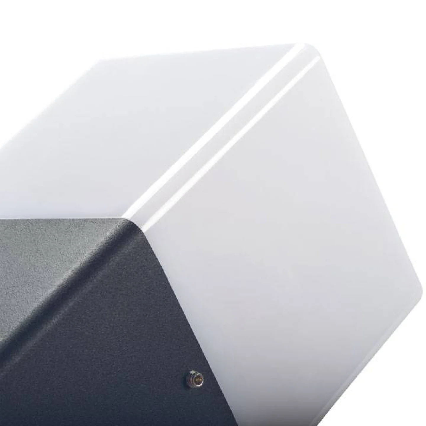 Vierkante Led buitenlamp.