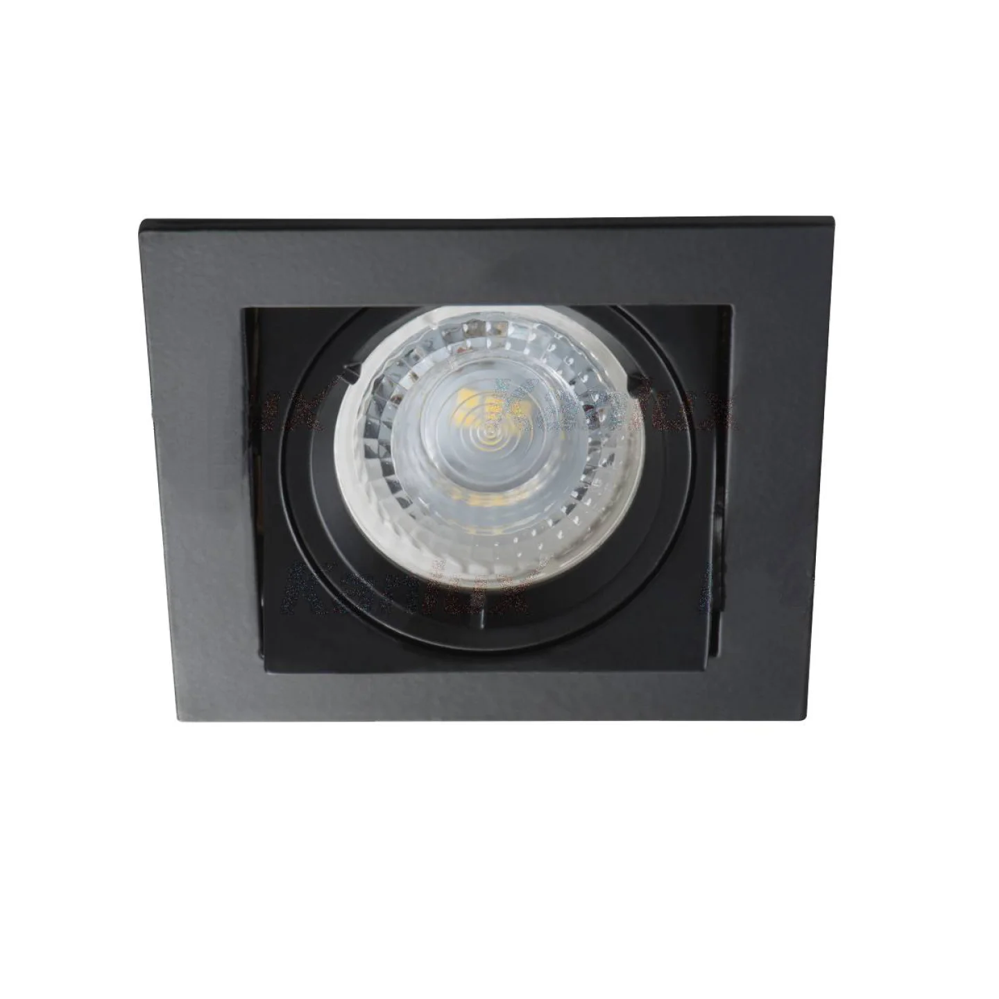 inbouwspot led zwart vierkant.