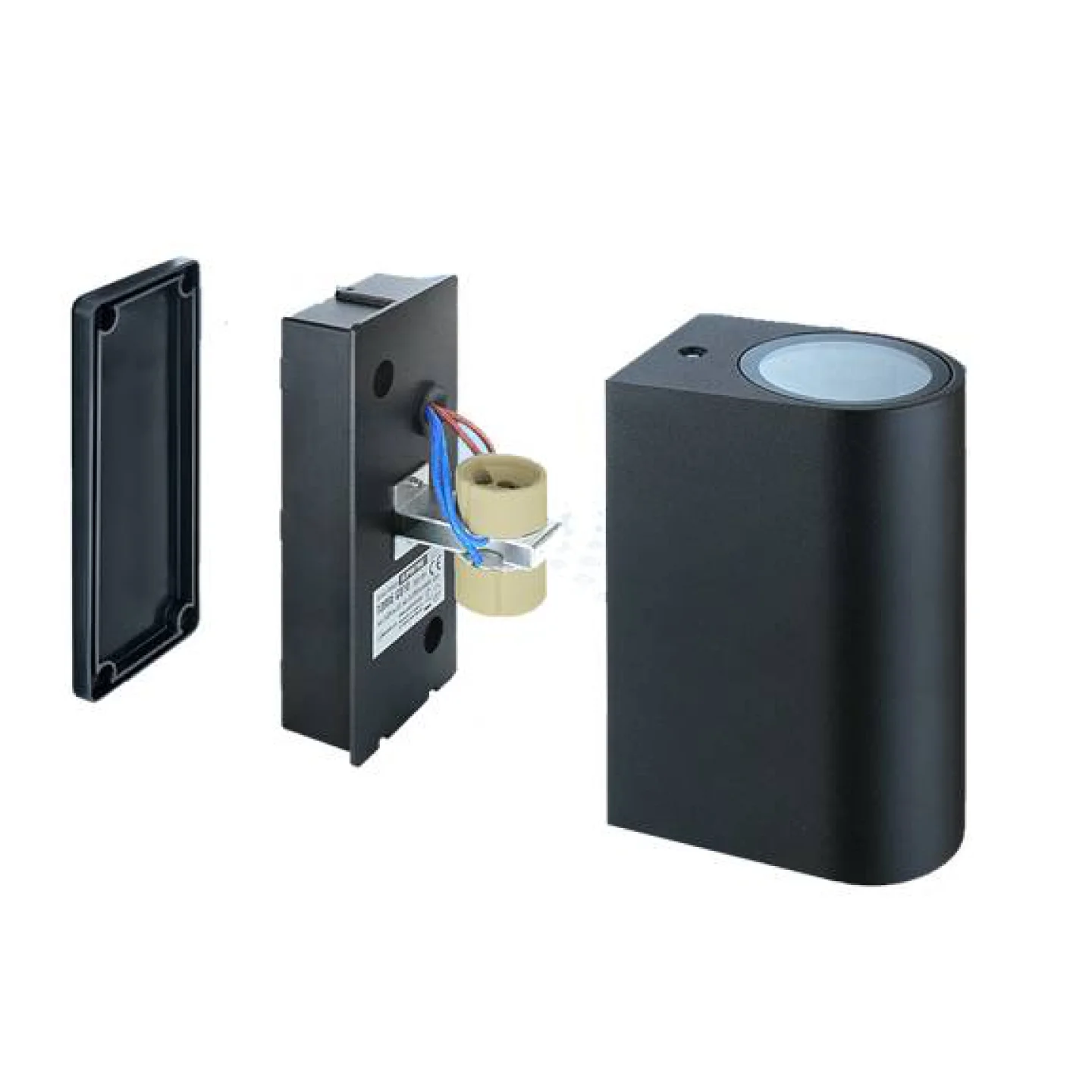 Torre led wandlamp led buitenlamp zwart.