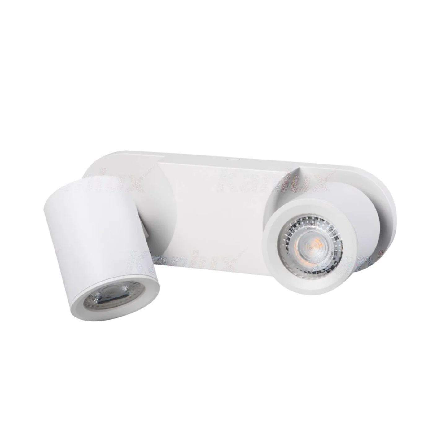 opbouwspot bed dubbel led zwart.