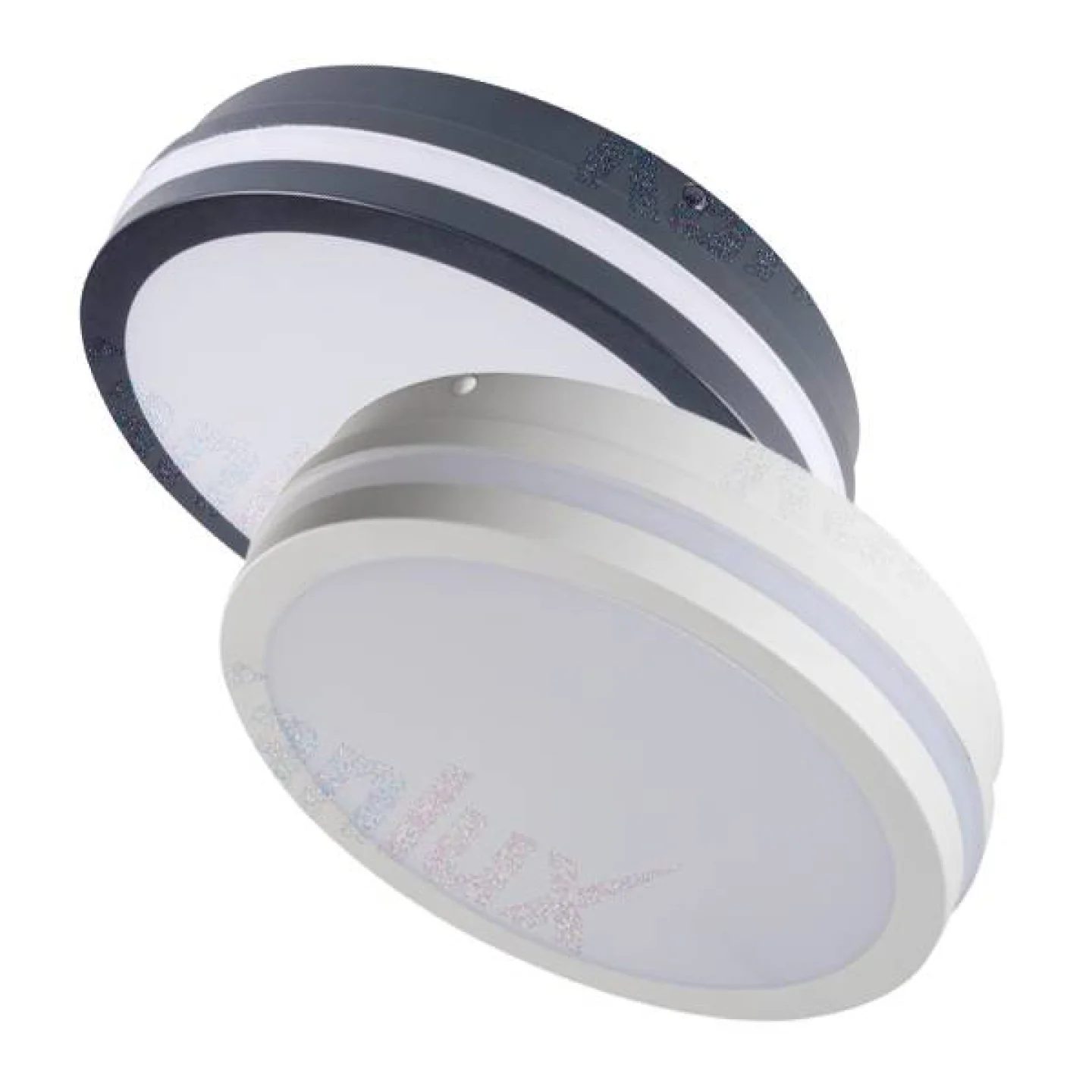 plafondlamp led wit zwart.