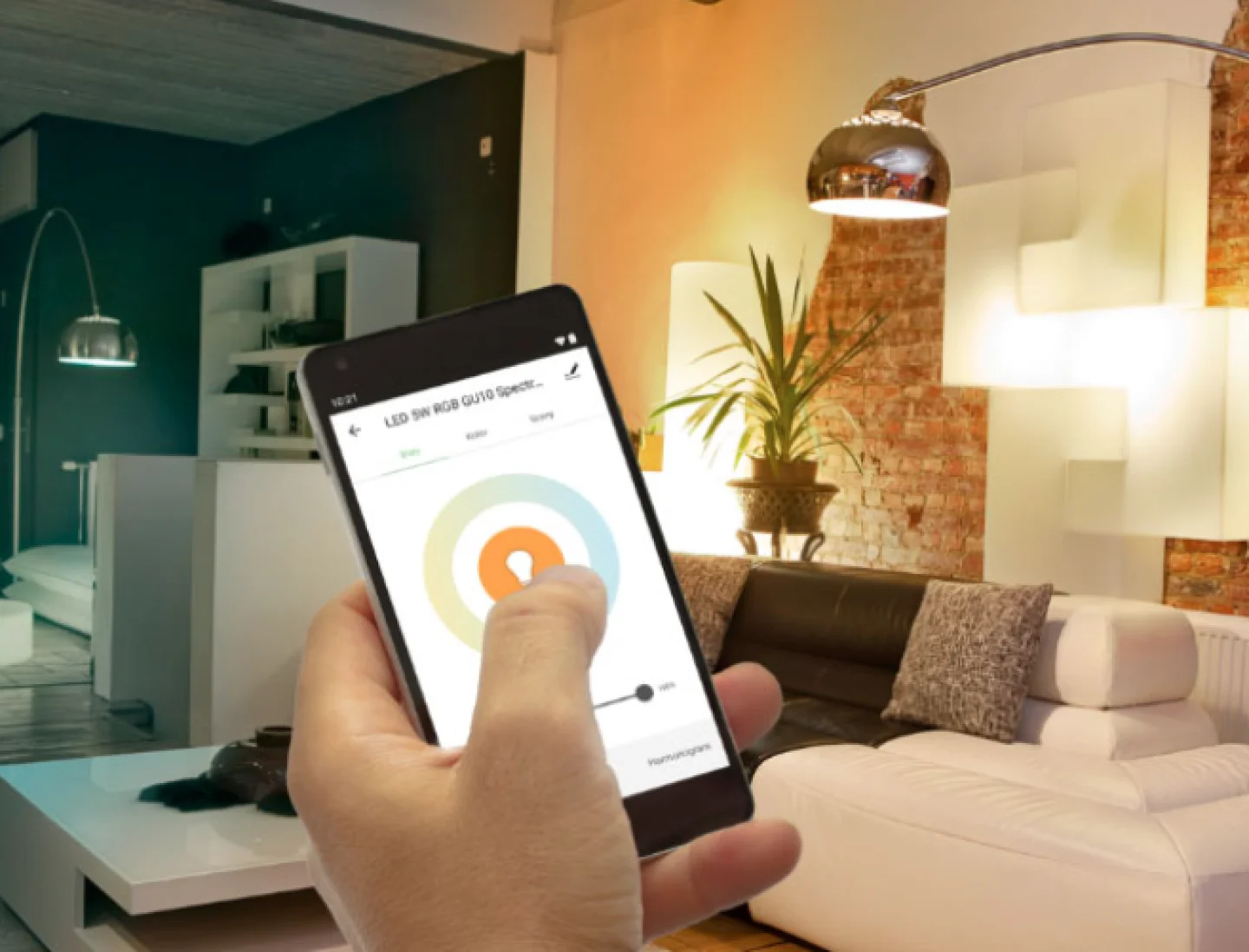 led lamp regelbaar met app.