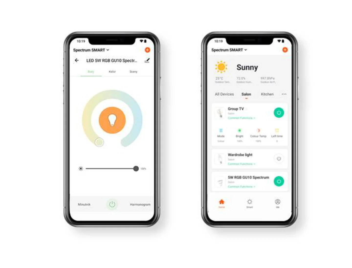wifi app led lamp dimbaar.