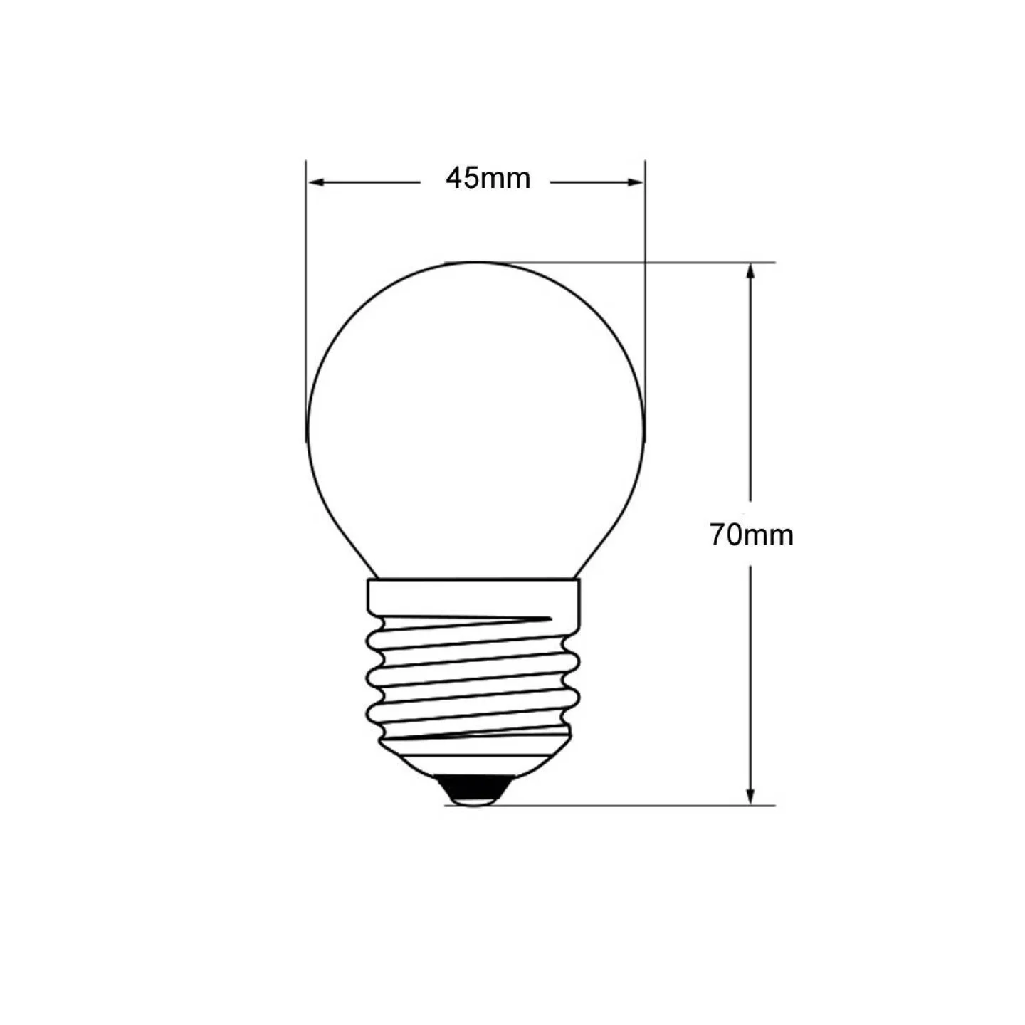 led kogellamp kleur prikkabel.
