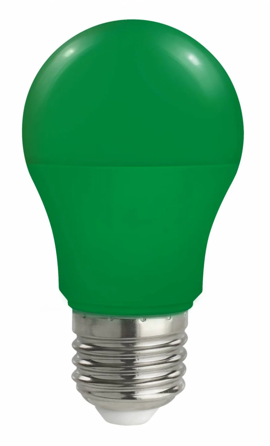 led lamp groen e27 kogel.