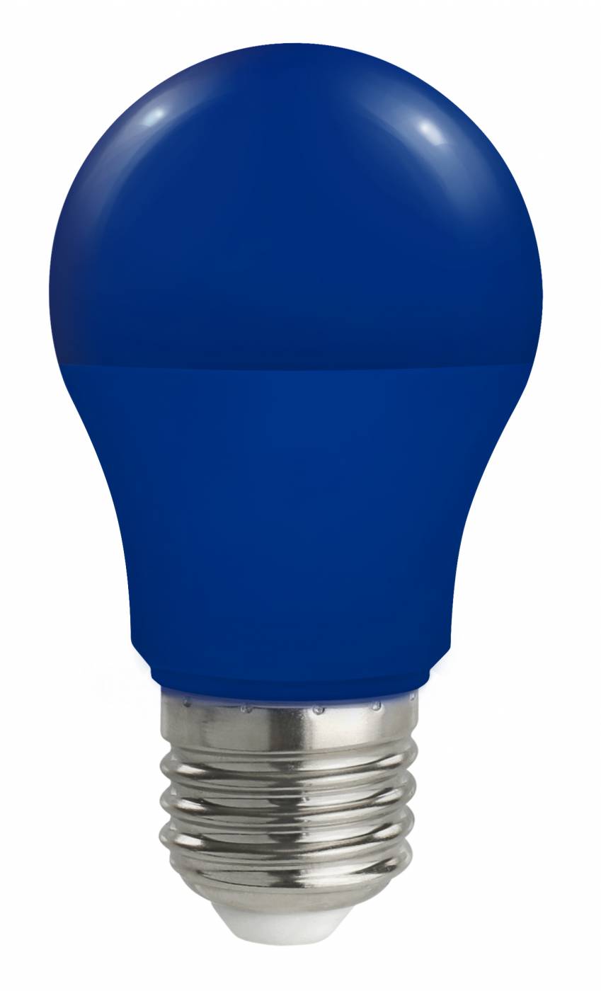 led lamp blauw e27 kogel