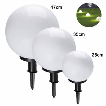 lightgevende bol tuin klein led