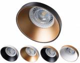 sime inbouwspot zwart goud led