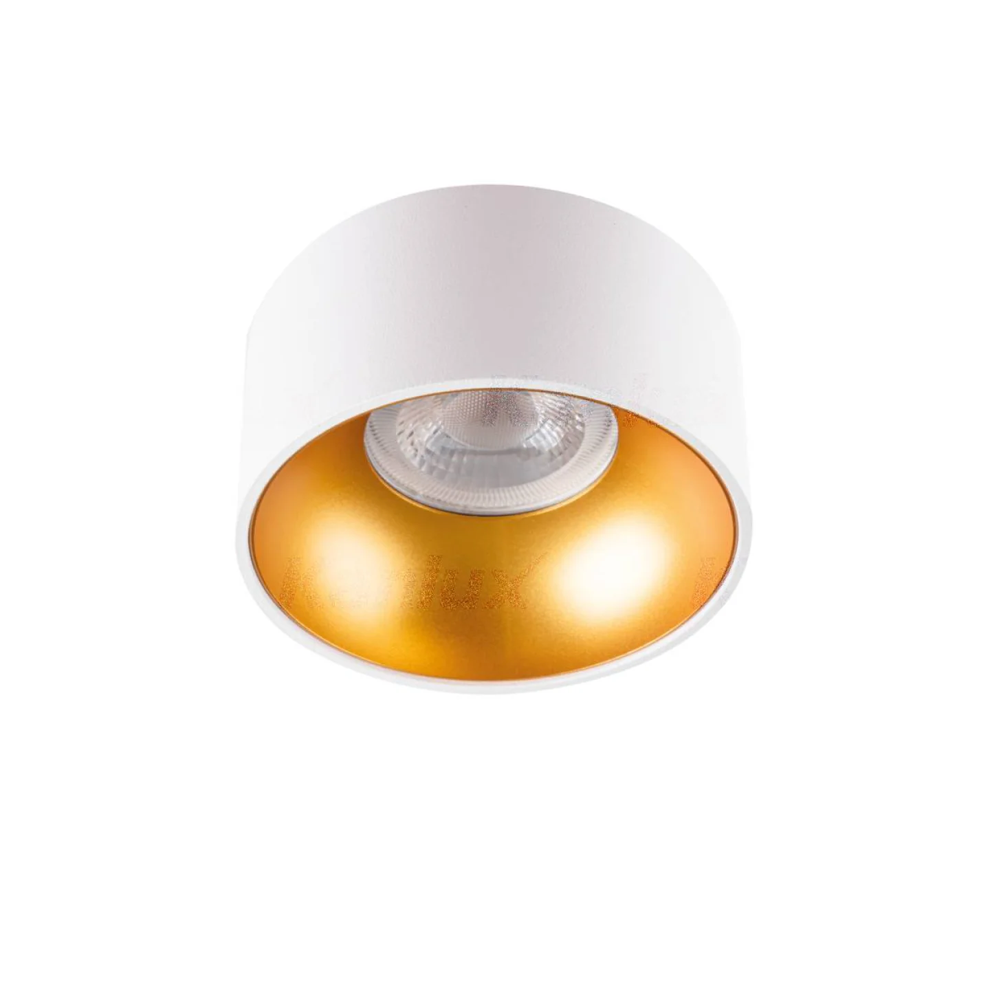 spot led wit goud rond.
