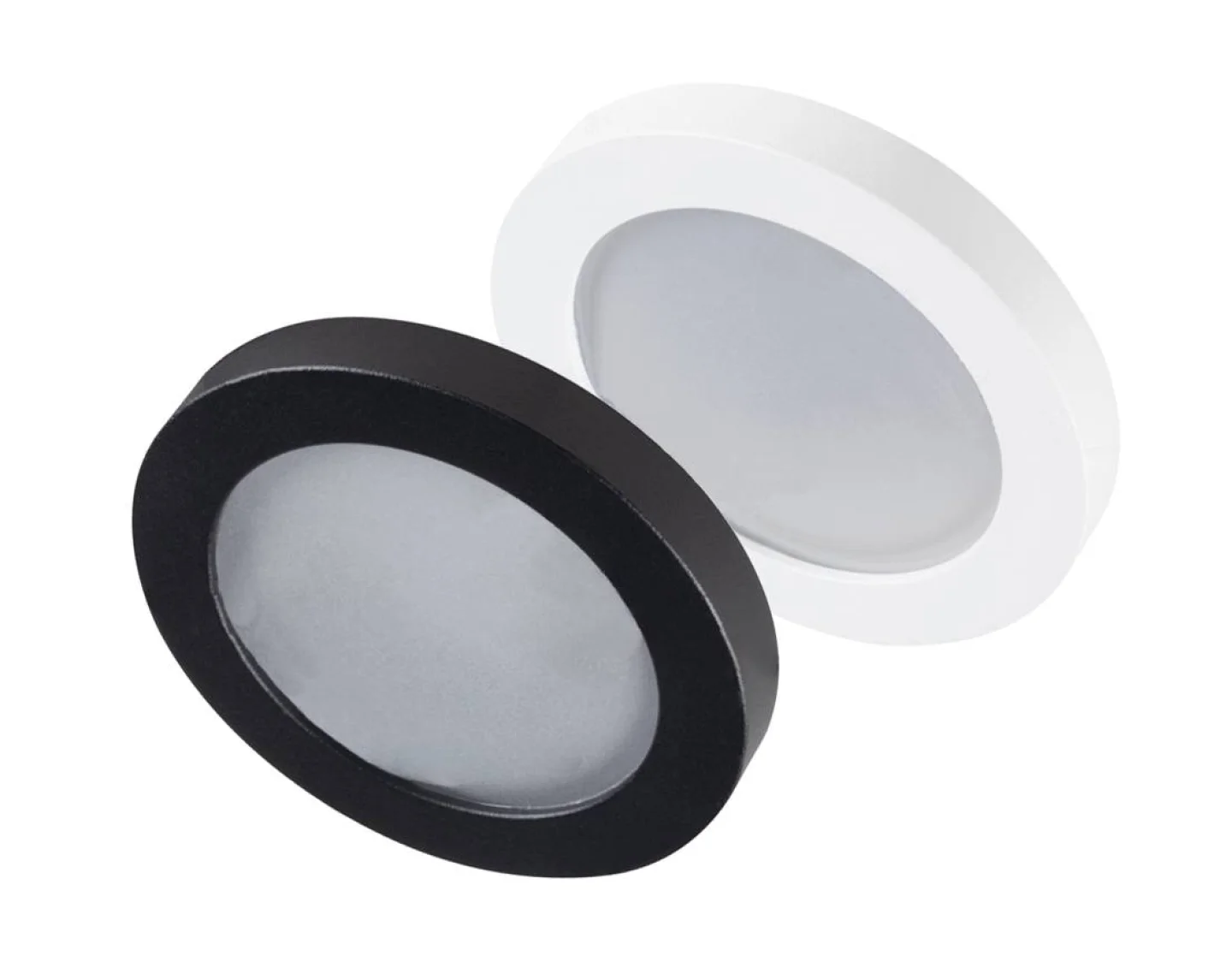 Flini inbouwspot rond waterdicht zwart.