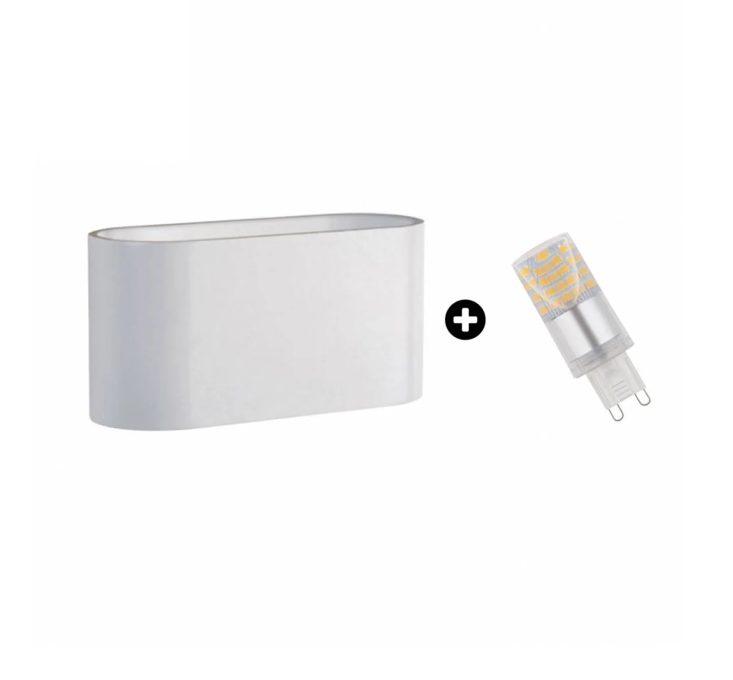 Squalla wanlamp led wit.