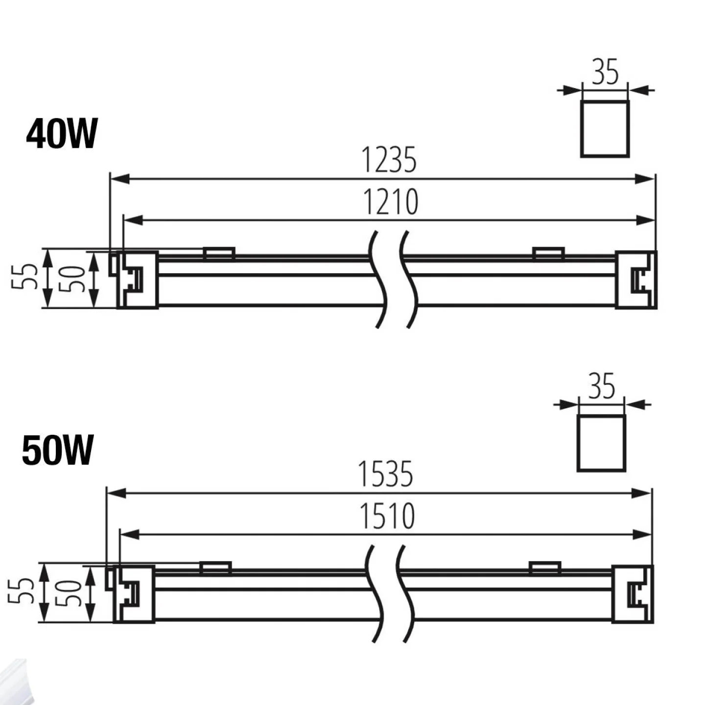 tp slim kanlux waterdicht led.