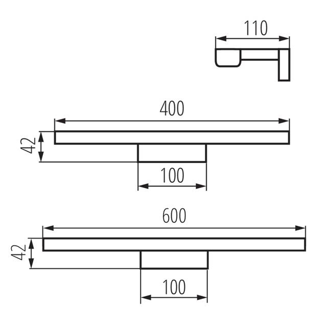 badkamerlamp asten led zwart