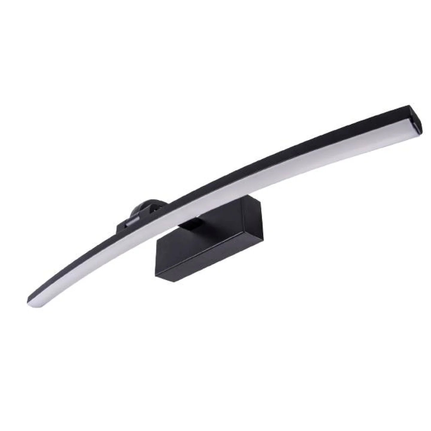 led badkamer spiegellamp zwart.