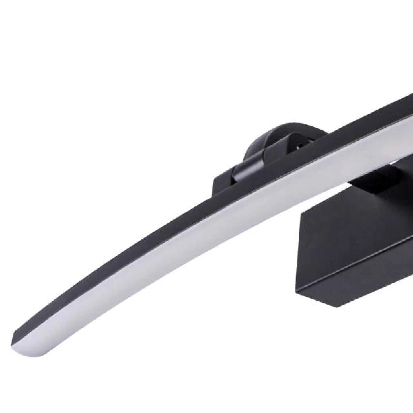 badkamerspiegellamp led zwart.