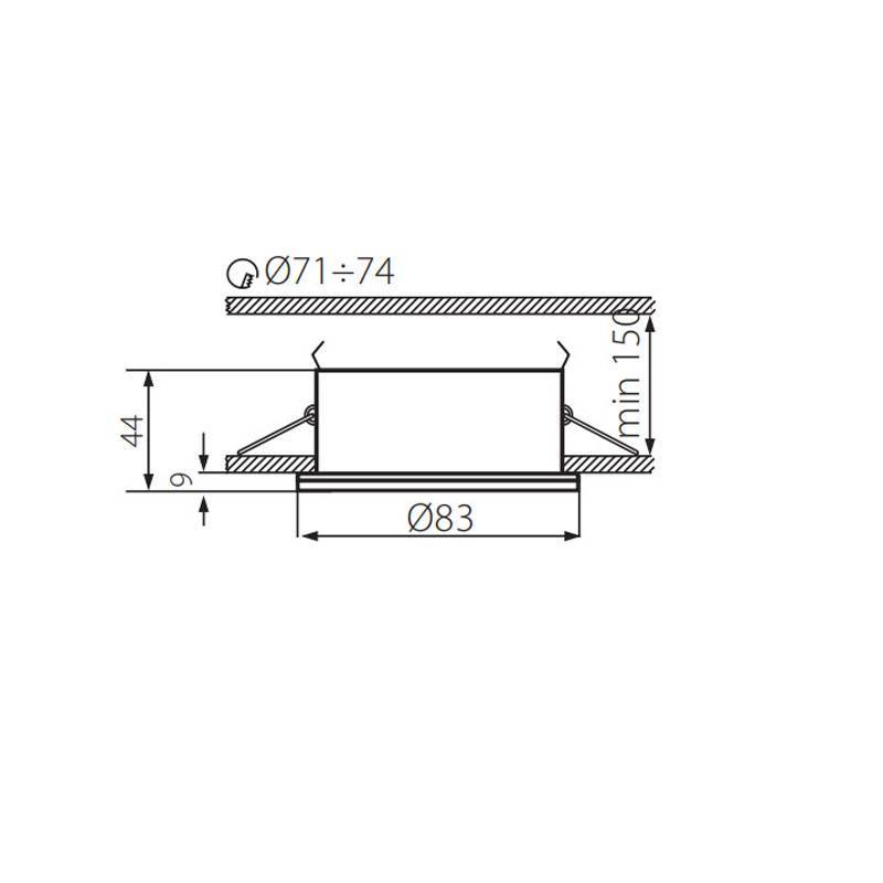 inbouwspot ip44 led waterdicht